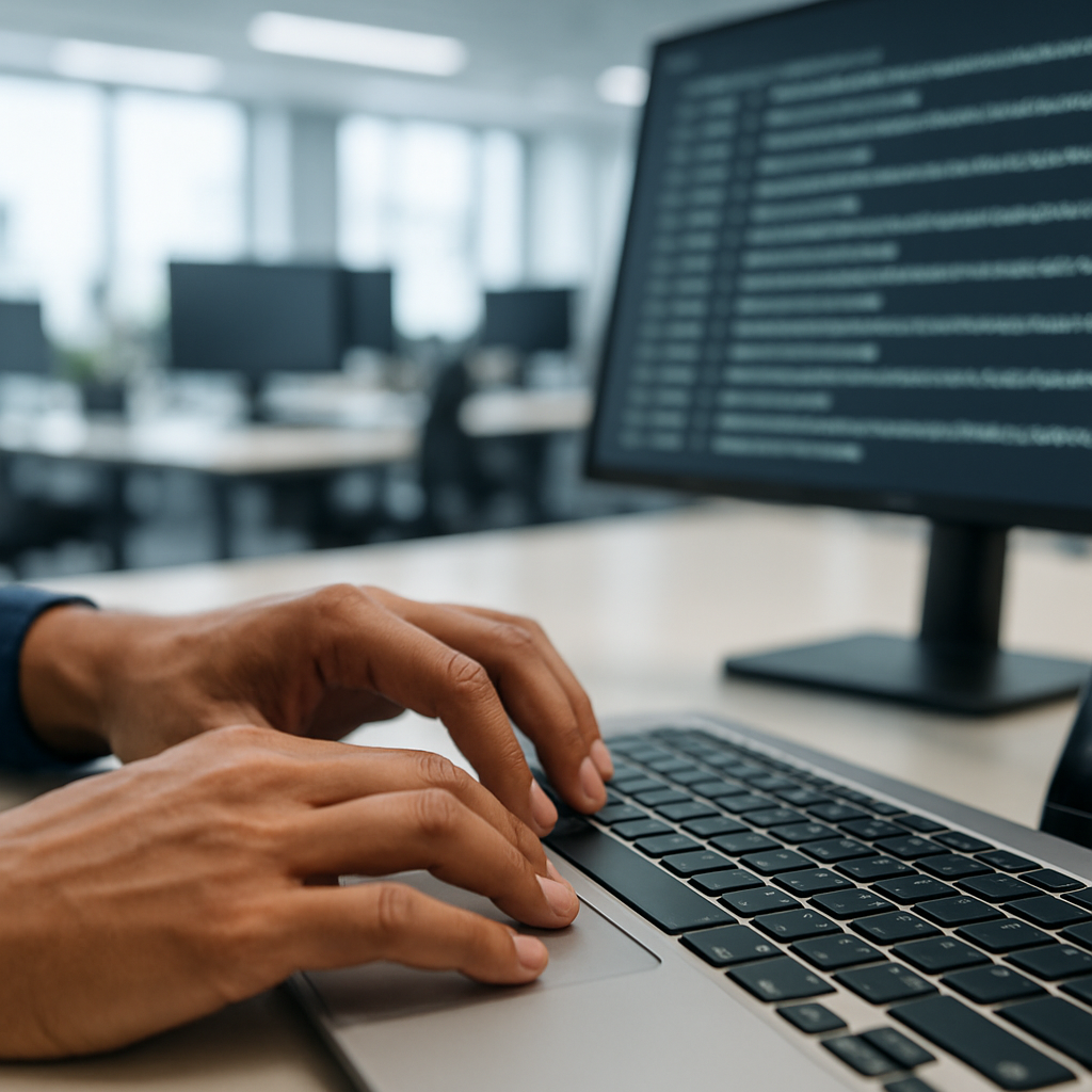 Financial technology professional working on post-quantum cryptography migration relevant to quantum computing UK finance businesses