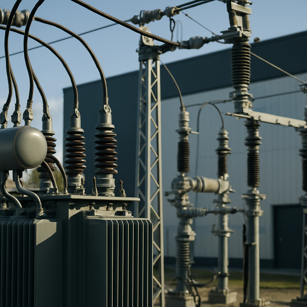Grid substation and electrical infrastructure supporting UK data centre expansion 2026 power requirements