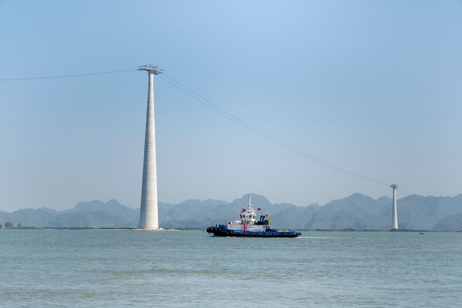 Cable-laying ship at sea representing UK subsea internet cable resilience infrastructure